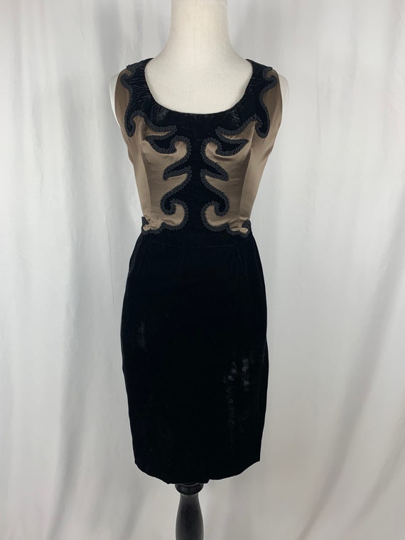 Vintage Paul Louis Orrier Silk Velvet Cocktail Dre