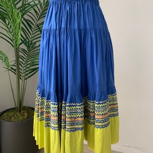 Vintage Mexican Patio Circle Skirt