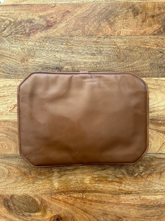 Vintage Oversized Leather Clutch - image 4