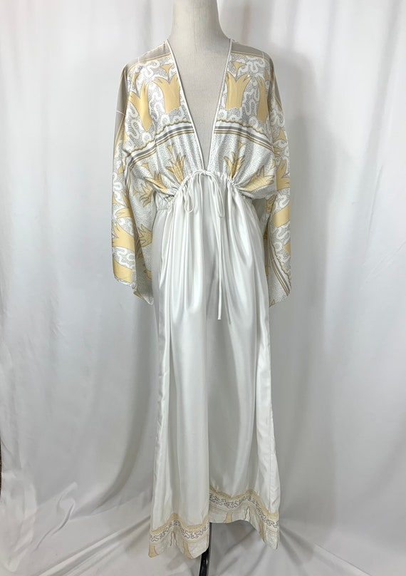 RESERVED Vintage Zandra Rhodes Bell Sleeve Caftan