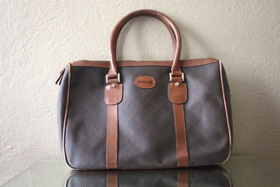 Vintage Bally Leather Satchel