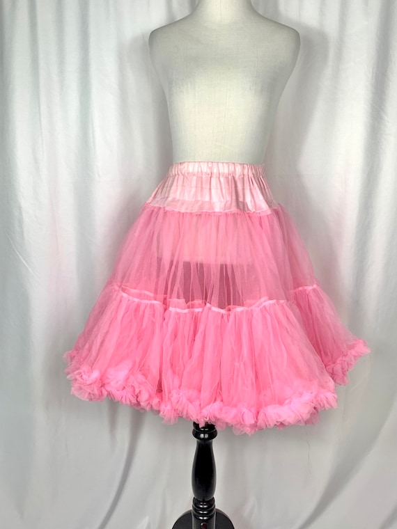 Vintage Bubblegum Pink Tulle Circle Skirt