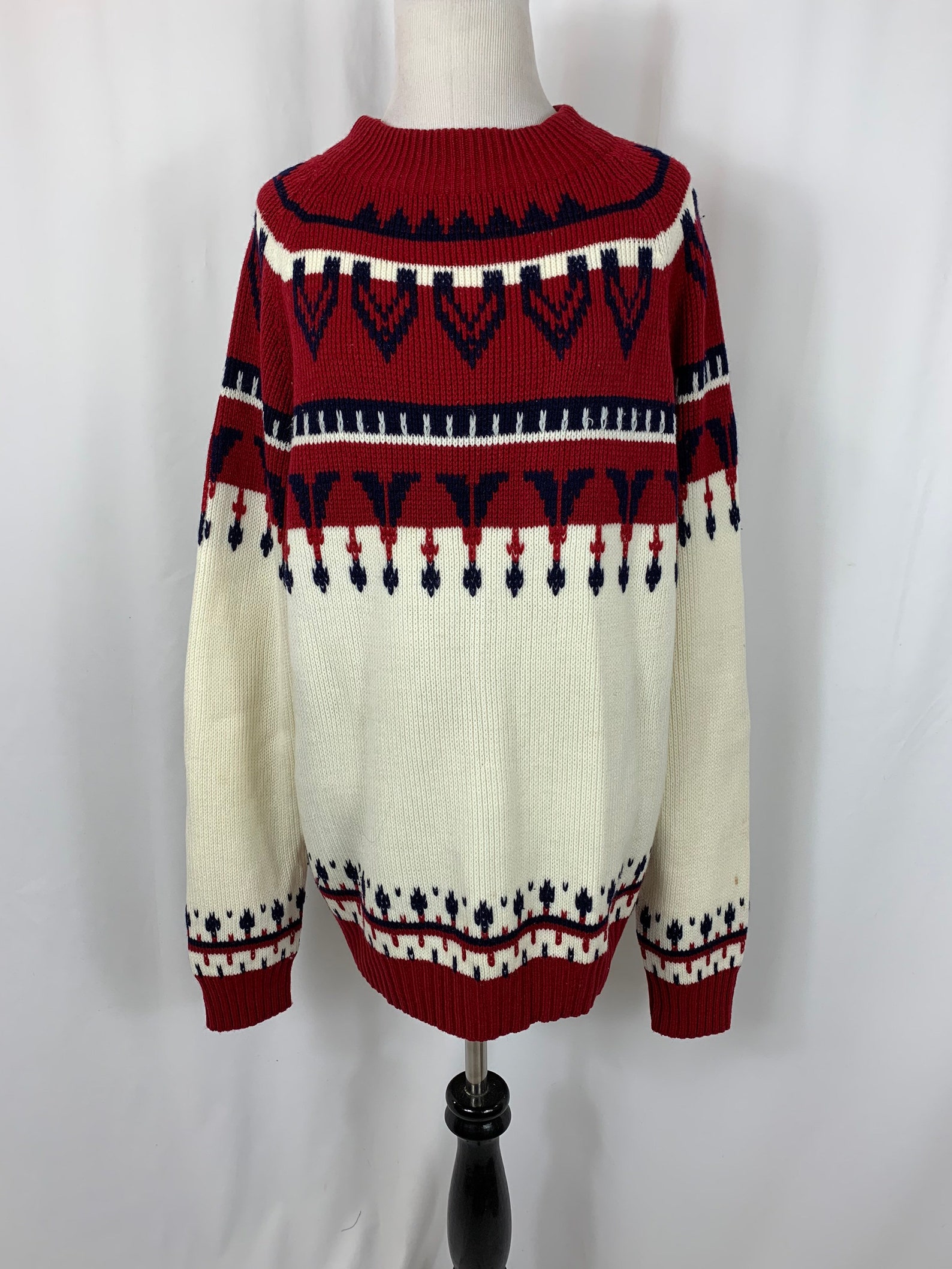 Vintage 60's Après Ski Style Sweater | Etsy