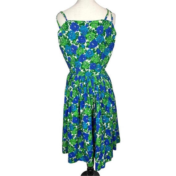 50’s Rose Print Fit and Flare Sundress. - image 4