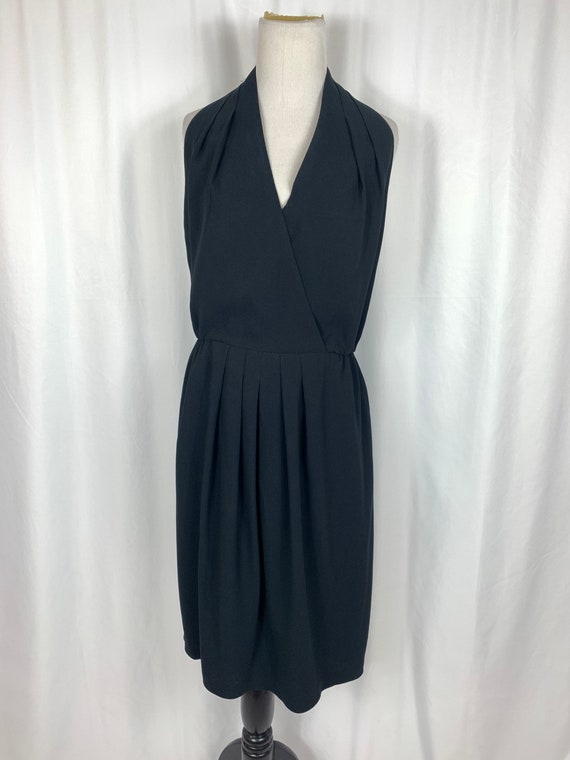 Vintage Classic Black Halter Dress