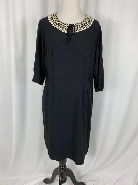 Vintage 1940s Handmade Rayon Dress