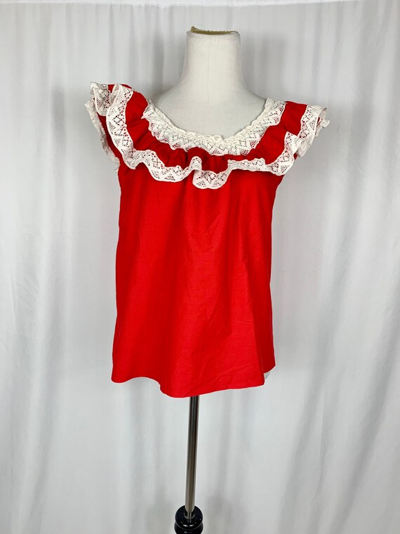Vintage Mexican Peasant Blouse