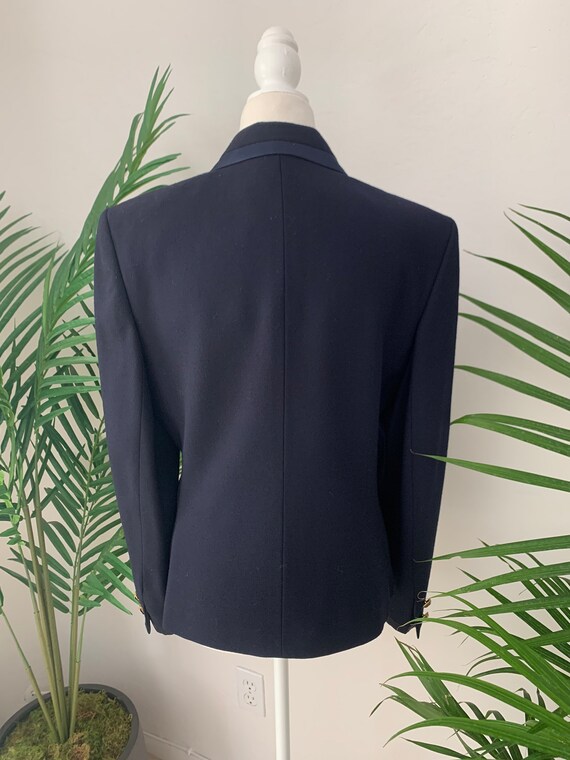 Aquascutum Navy Blue Suit Blazer - image 3