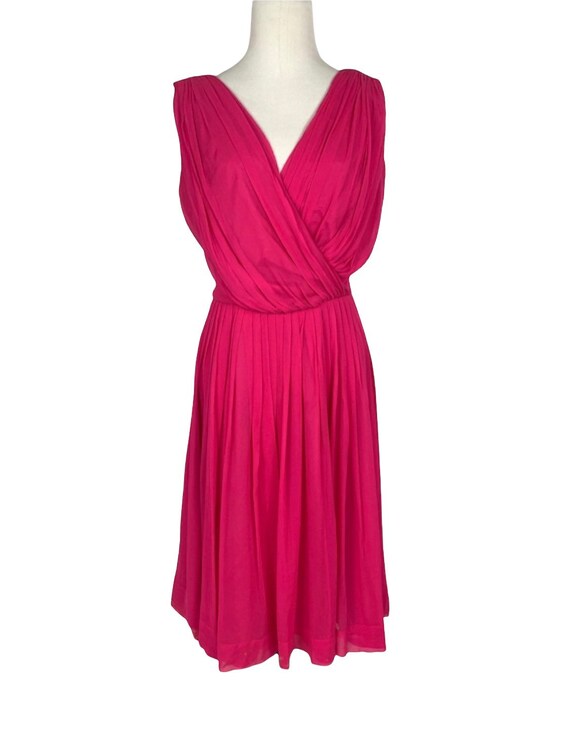 Vintage Lilli Diamond Fuchsia Fit and Flare Party… - image 2