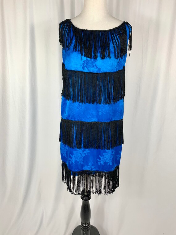 Vintage Show Girl Flapper Fringed Dress