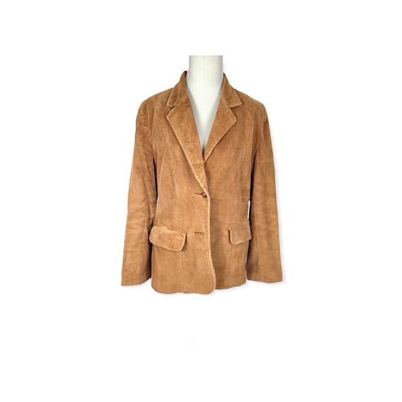 Oscar De La Renta Brown Corduroy Blazer - image 1