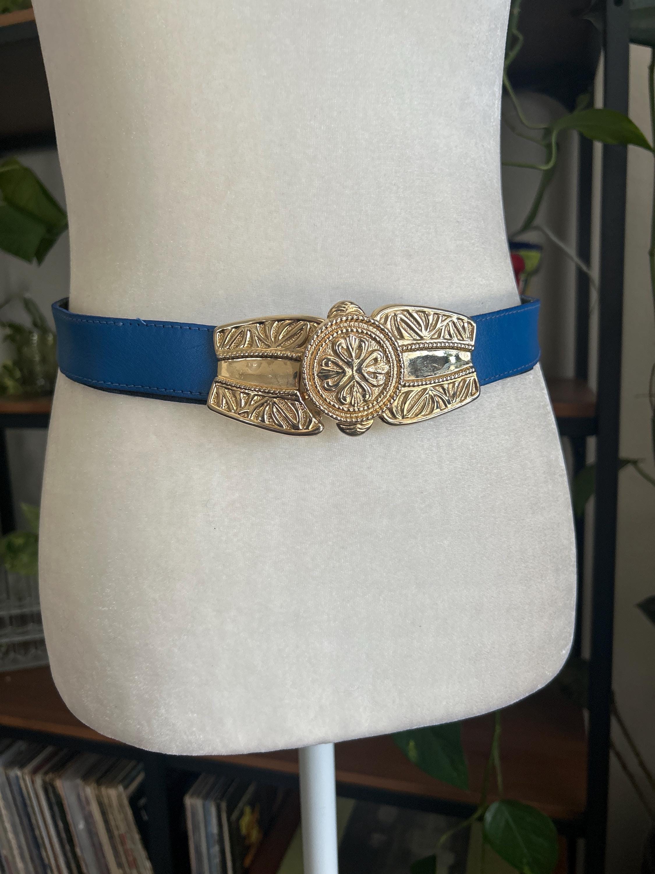 Cerulean Blue Belt - Etsy display picture 3