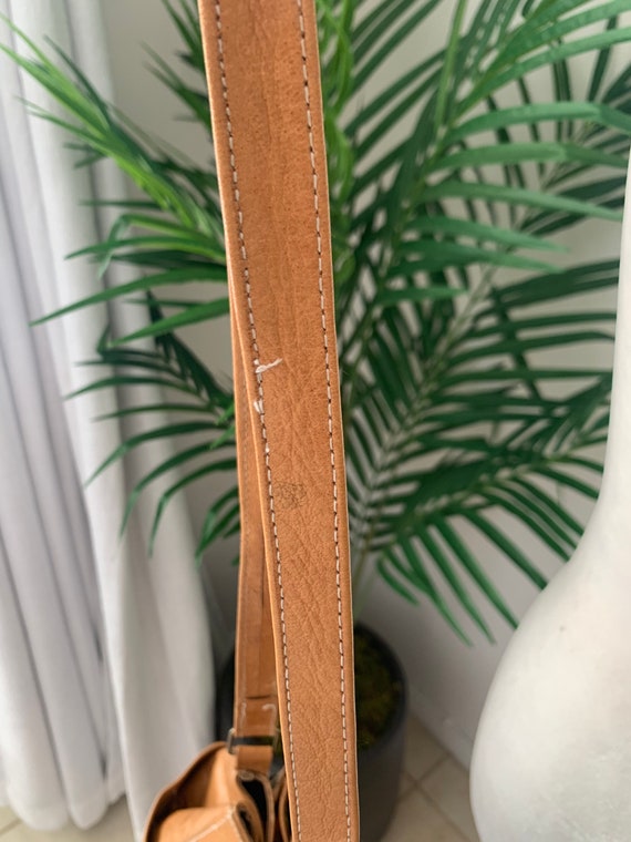 Leather Drawstring Shoulder Bag - image 4