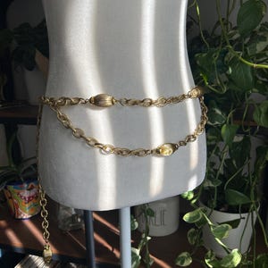 Double Strand Gold Chain Belt