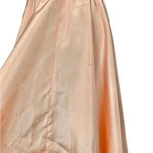 Vintage 70s Peach Cocktail Dress image 5