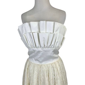 1950’s Strapless Wedding Dress