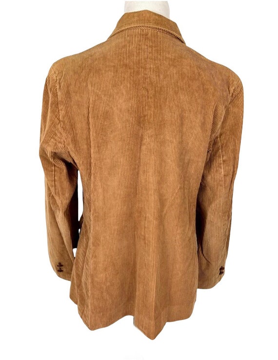 Oscar De La Renta Brown Corduroy Blazer - image 3