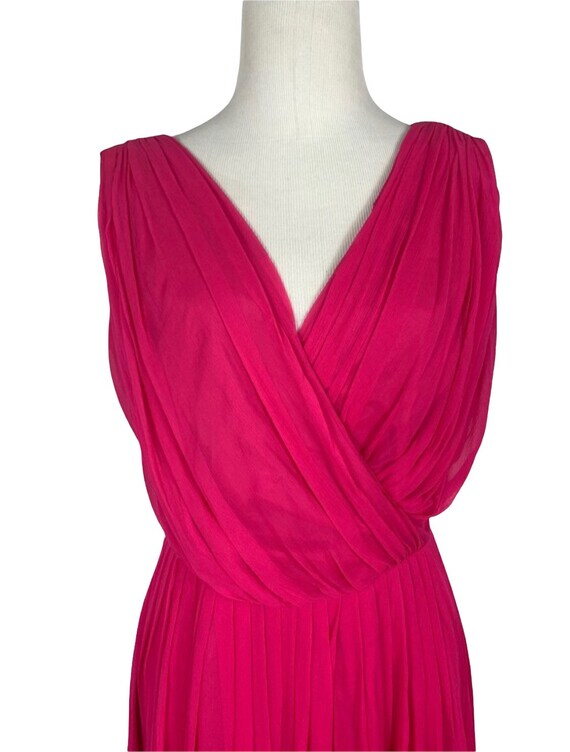 Vintage Lilli Diamond Fuchsia Fit and Flare Party… - image 3