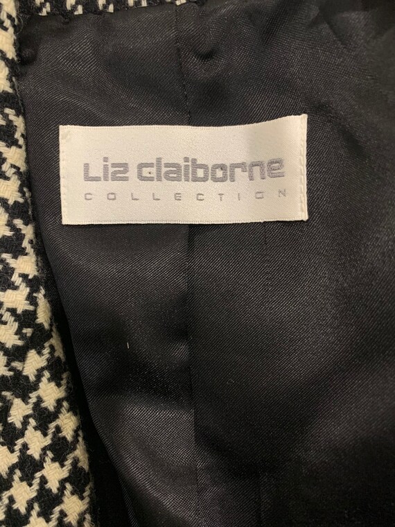 Cropped Houndstooth Double Breasted Jacket - image 5