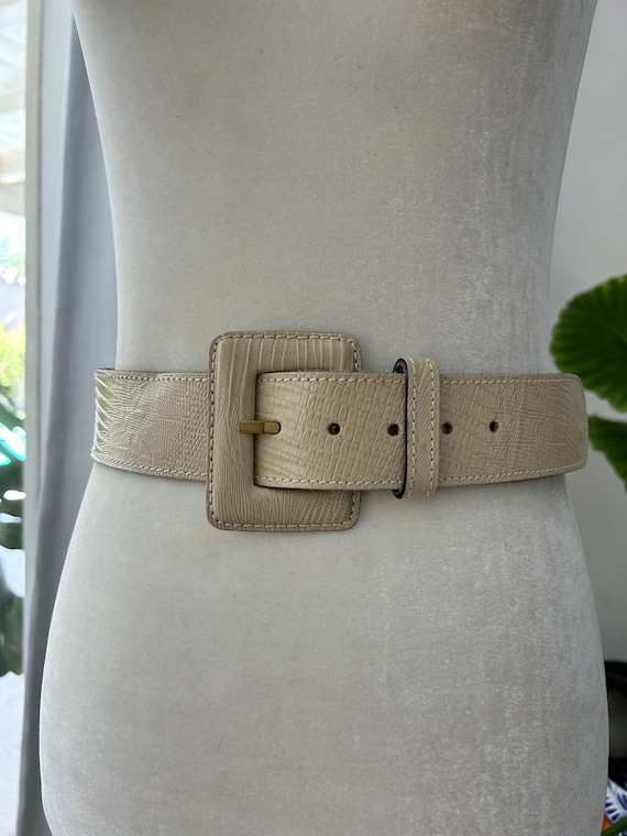 ★ITALY製★Brioni★レザー ベルト★GENUINE LIZARD★ Brioni lizard leather belt - Gem