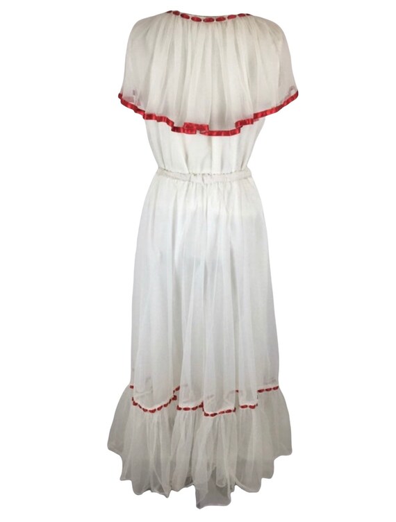 Vintage White and Red Princess Angel Two-Piece - image 4
