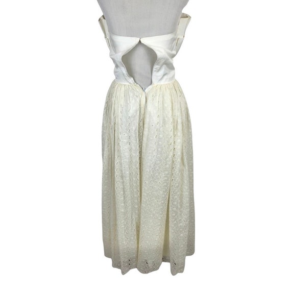 1950’s Ivory Tea Length Wedding Dress - image 2