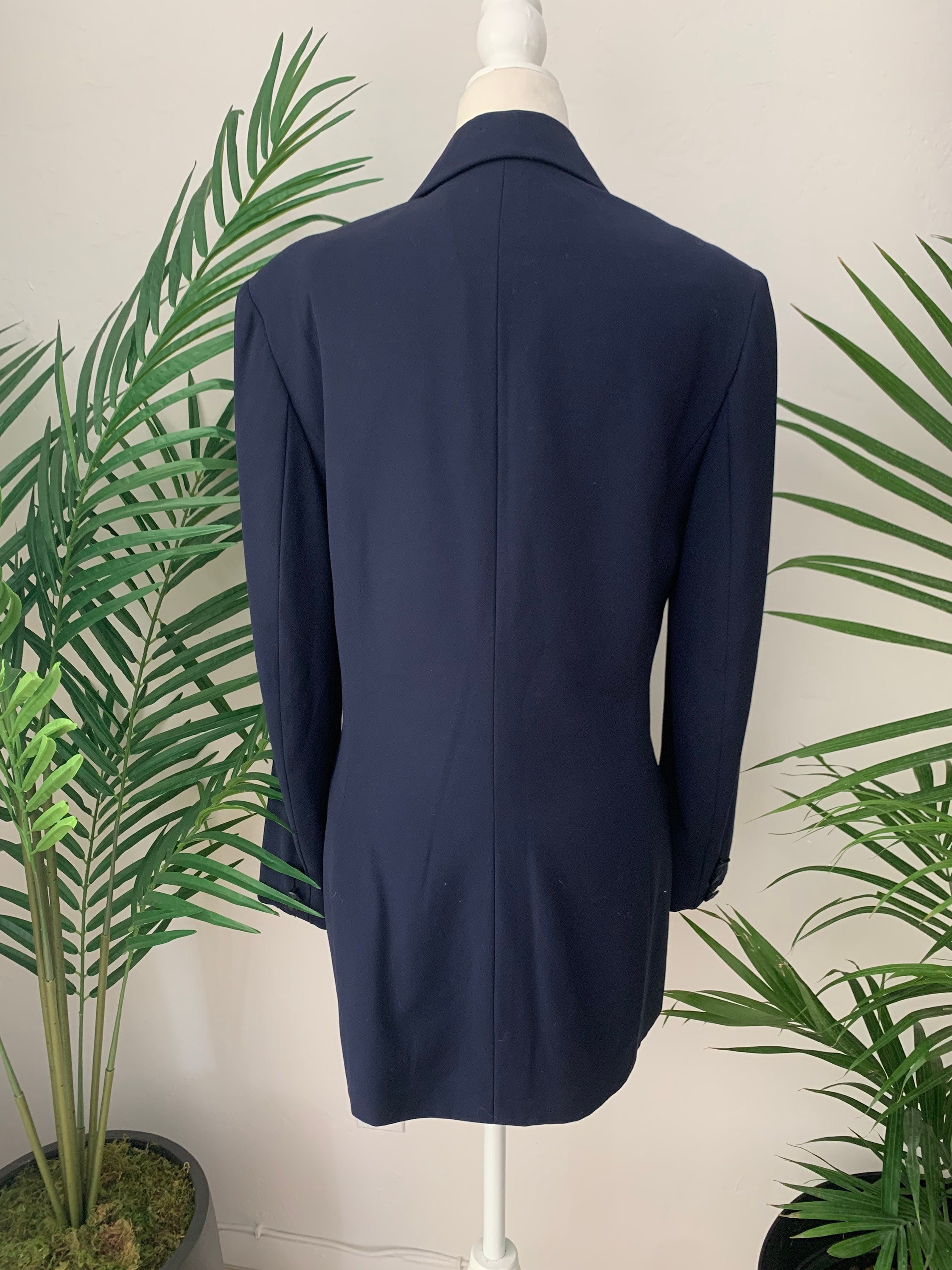 VERSUS Gianni Versace ネイビー スーツ 90's Versus by Gianni Versace Navy Blazer - Etsy Canada