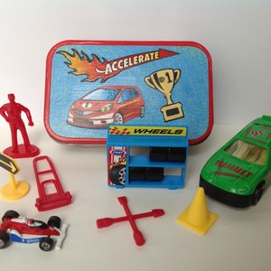 Race Car Altoids Toy, Champion Racer Tin/Quiet Time Tin, Travel Play Set, Travel Toy,Altoids Travel Toy, Boys Altoids Toy