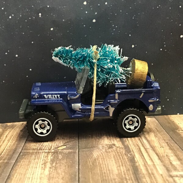 Jeep Willys Christmas Ornament Etsy