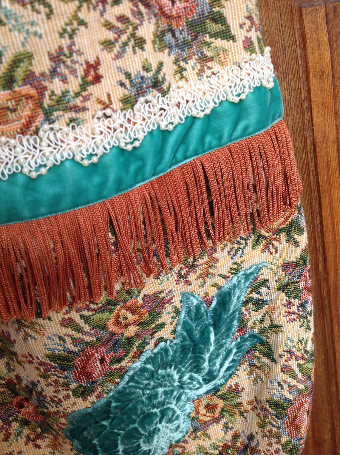 Vintage Fabric Boho Bagooak Purseupcycled Pursegypsy | Etsy