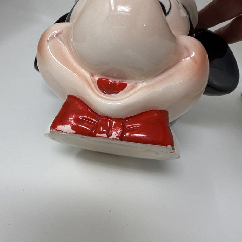 Vintage Mickey Mouse Head Patriotic Uncle Sam Coffee Cup Mug image 8