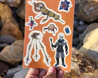 Foglio di adesivi impermeabili di Half-Life 2 (4x6 pollici)