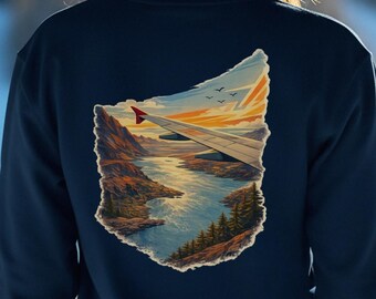 Patagonia Sunset sweatshirt | Airplane Window Seat Club