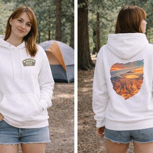 Grand Canyon Hoodie | Airplane View Travel Hoodie image 2