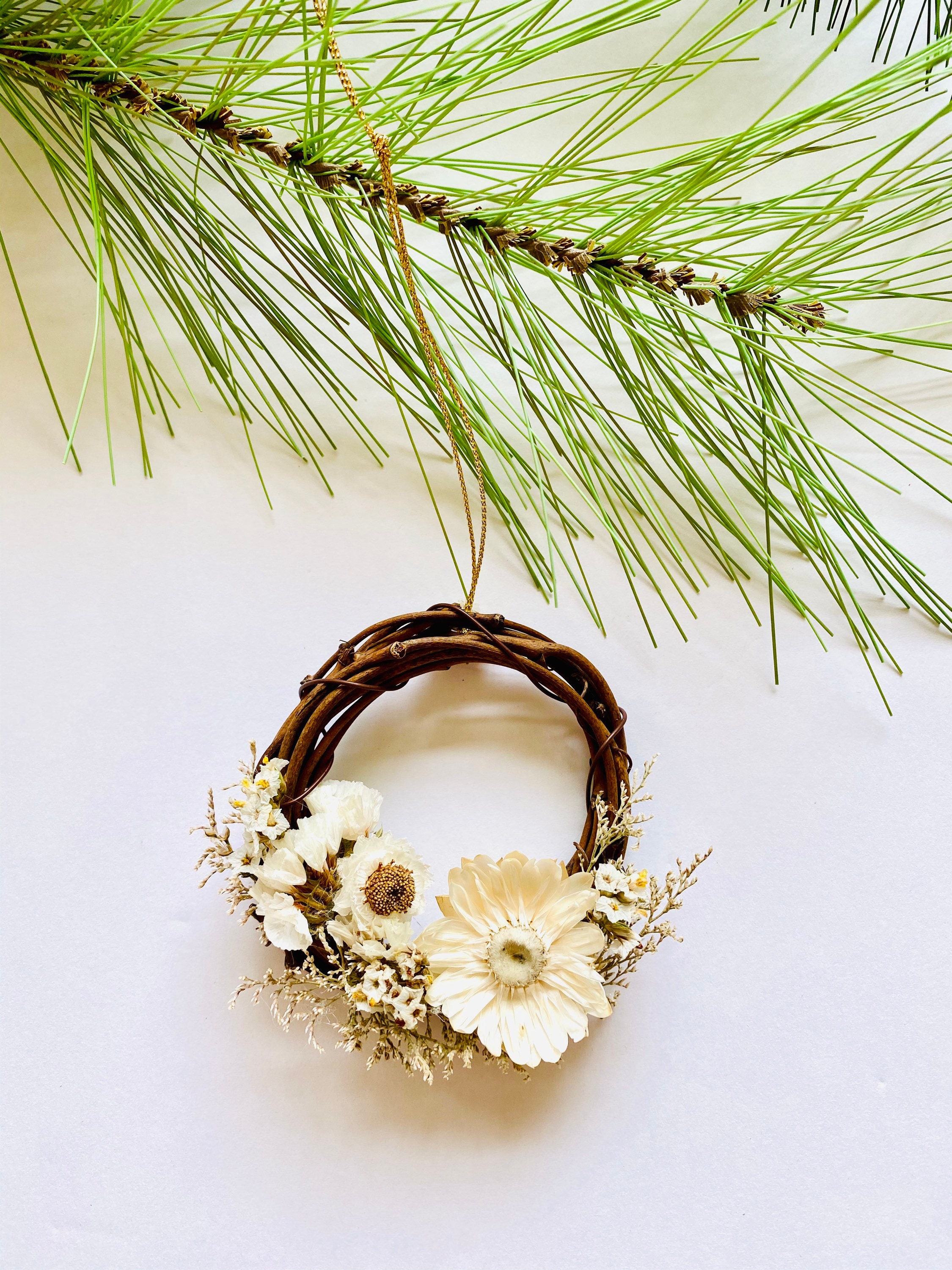 Boho farmhouse ornaments, wreath, Christmas ornaments, flower wreath Boho farmhouse ornaments, wreath, Christmas ornaments, flower wreath