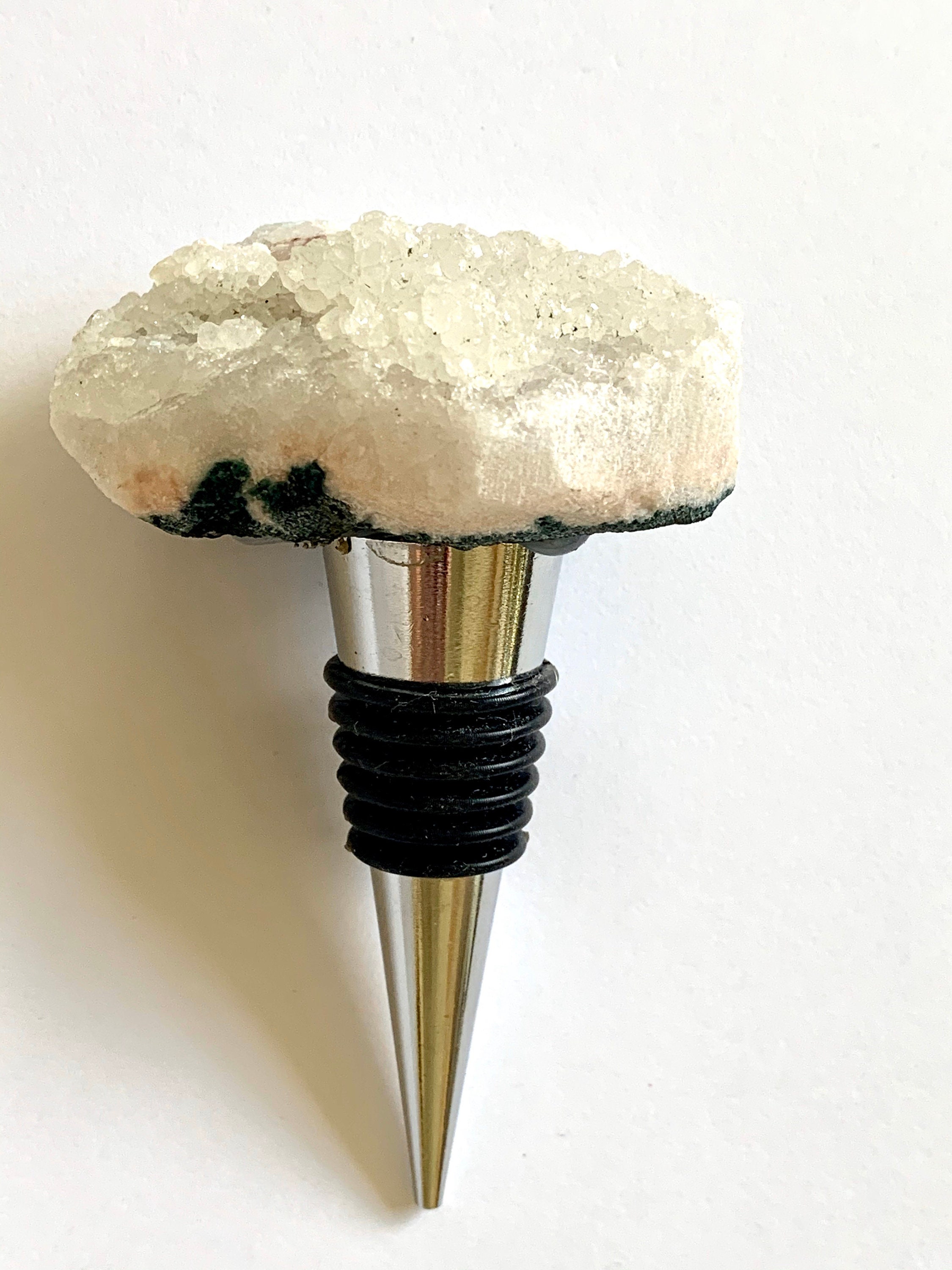 Crystal Bottle Stopper Wine Stoppers Bar Cart Decor Barware Etsy