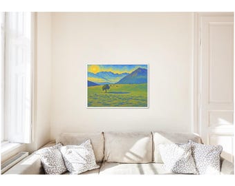 Natur Wand Kunst druckbare Kunst, Berg Natur Druck, Schweiz, Instant Download