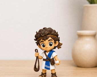 Young David Bible Buddies Figurine Model Chibi Style