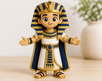 Pharoah Bible Buddies Figurine Model Chibi Style