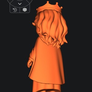 Chibi Bible Buddies — Bijbelpersonages: Eve, Sarah, Hannah, Abigail, Esther (3D-print STL-bestanden) afbeelding 5