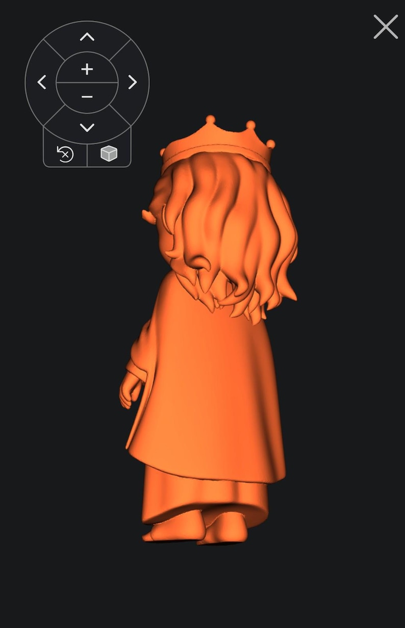 Chibi Bible Buddies — Bijbelpersonages: Eve, Sarah, Hannah, Abigail, Esther (3D-print STL-bestanden) afbeelding 5