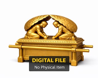 Ark of the Covenant STL – Tabernacle Furniture 3D Print Model (Digital Download)