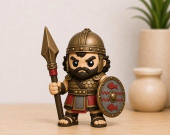 Goliath Bible Buddies Figurine Model Chibi Style