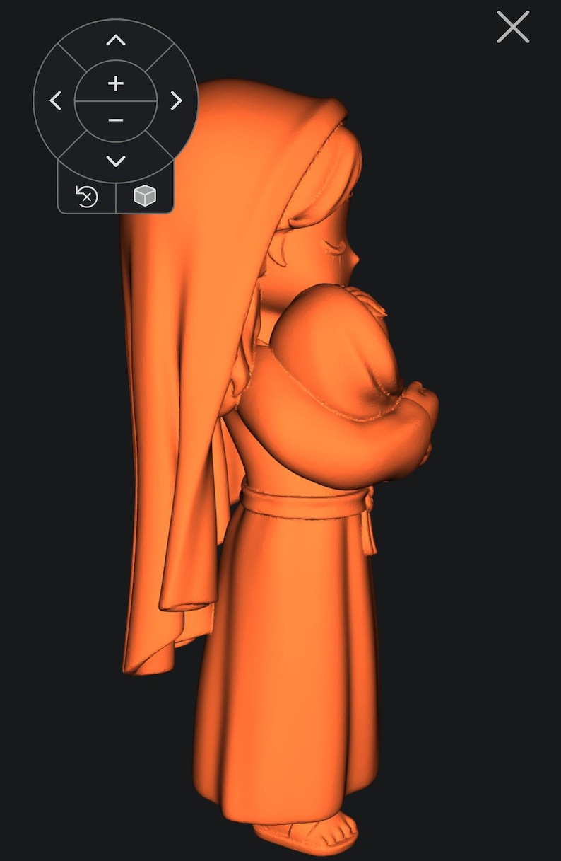 Chibi Bible Buddies — Bijbelpersonages: Eve, Sarah, Hannah, Abigail, Esther (3D-print STL-bestanden) afbeelding 14