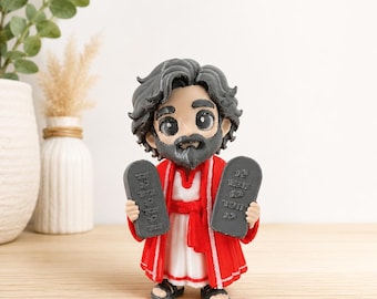 Moses Bible Buddies Figurine Model Chibi Style
