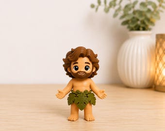 Adam Bible Buddies Figurine Model Chibi Style