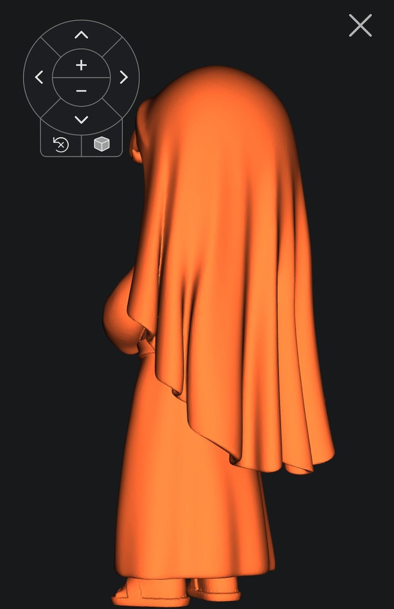 Chibi Bible Buddies — Bijbelpersonages: Eve, Sarah, Hannah, Abigail, Esther (3D-print STL-bestanden) afbeelding 18