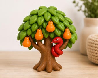 The Snake in the Tree Bible Buddies Figurine Model Accessory Chibi Style