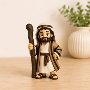 Jakob (Israel) Bibelkompisar Figurin Modell Chibi-stil
