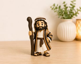Figura de Jacob (Israel) de la serie Bible Buddies, estilo chibi.
